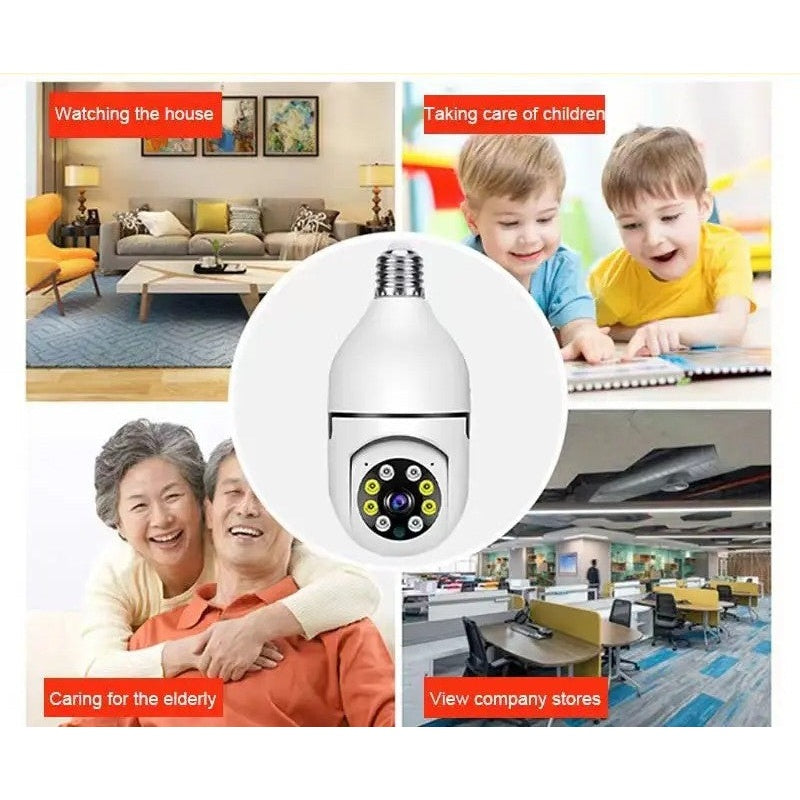 Light Bulb Security Camera 720P