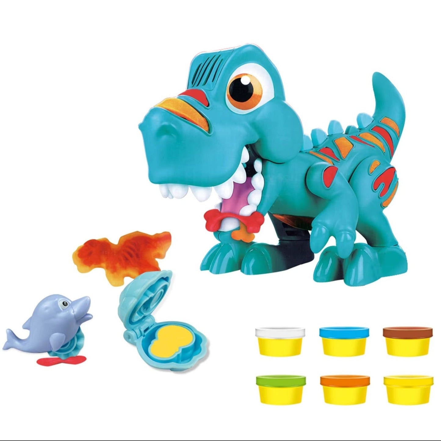 Playset Dino Crew Clay Modeling Machine Toys Lebanon