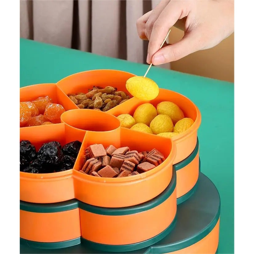 Rotating Flower Storage Box and Phone Holder