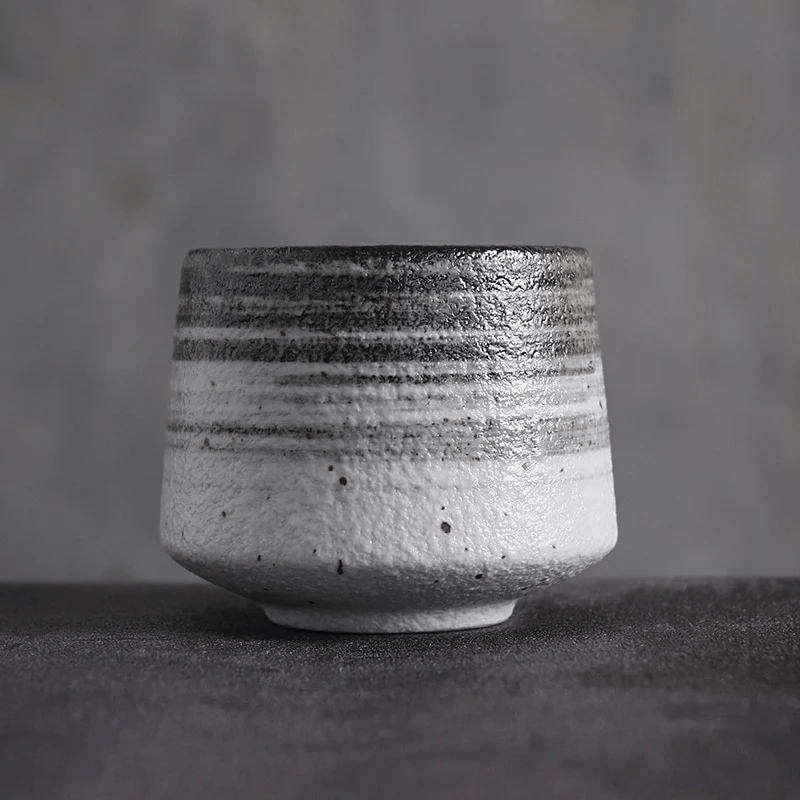 200ml Handmade Japanese Ceramic Tea Cup – Rustic Matte Finish