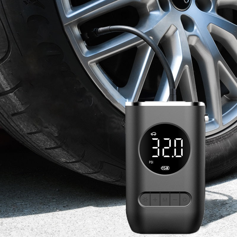 Qayra™️ Mini Portable Wireless Tire Inflatable Pump Inflator