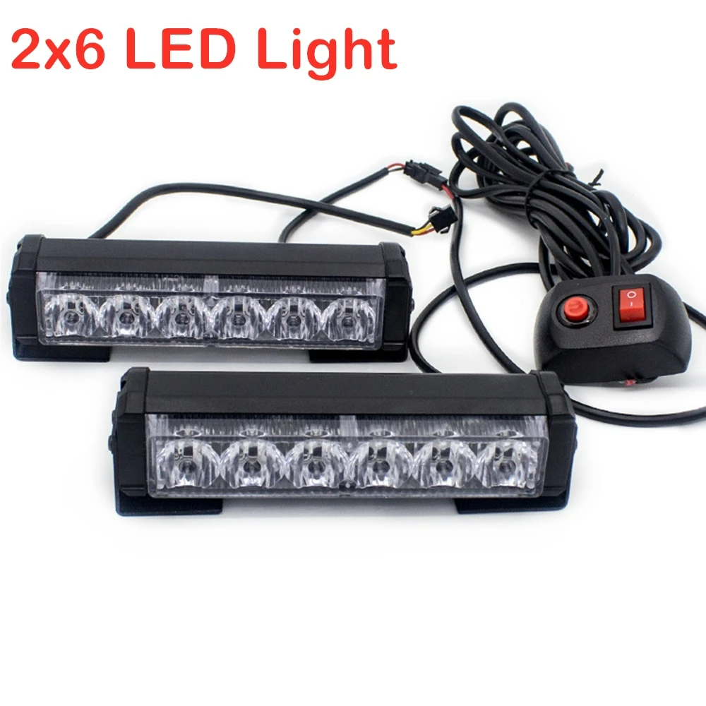 Police Led Warning Strobe Lights Light bar for Trucks Cars Waterproof - Medaid International