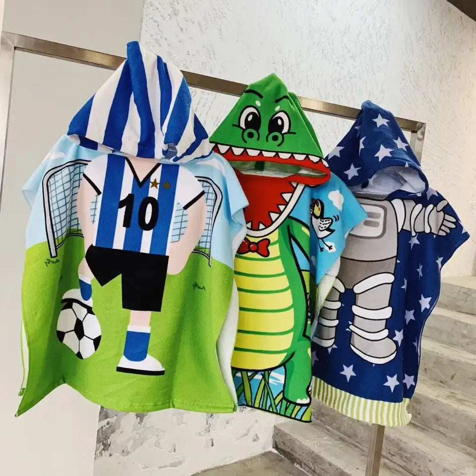 growell Hooded Kids Beach Towels - Medaid International