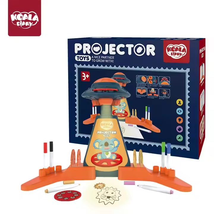 Koala Kids LED Projector Drawing Tablet For Painting Toys With Box Lebanon