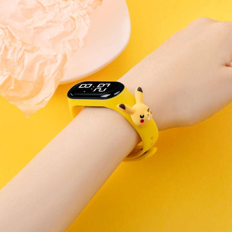 Pokemon Pikachu Electronic LED Watch Bracelet Cartoon Children Plastic Waterproof Watch Lebanon