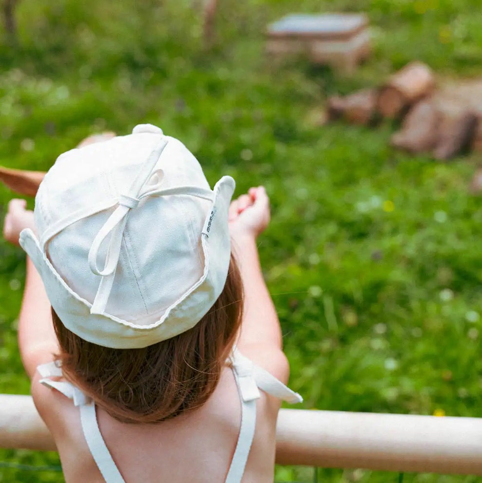 Camper Cap Ourson Natural