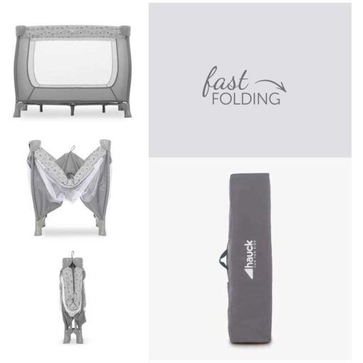 Hauck - Sleep N Play SQ - Nordic Grey