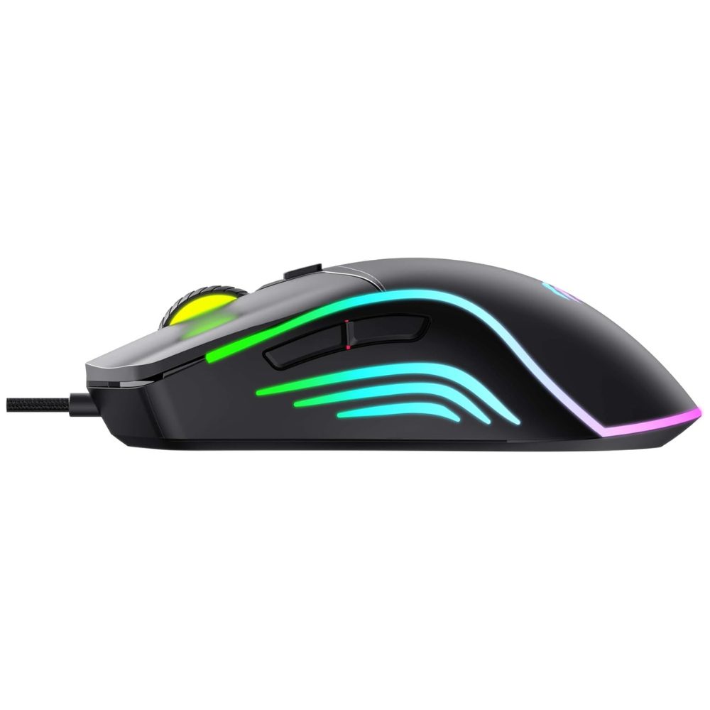 HAViT MS1029 RGB GAMING MOUSE BLACK WiRED