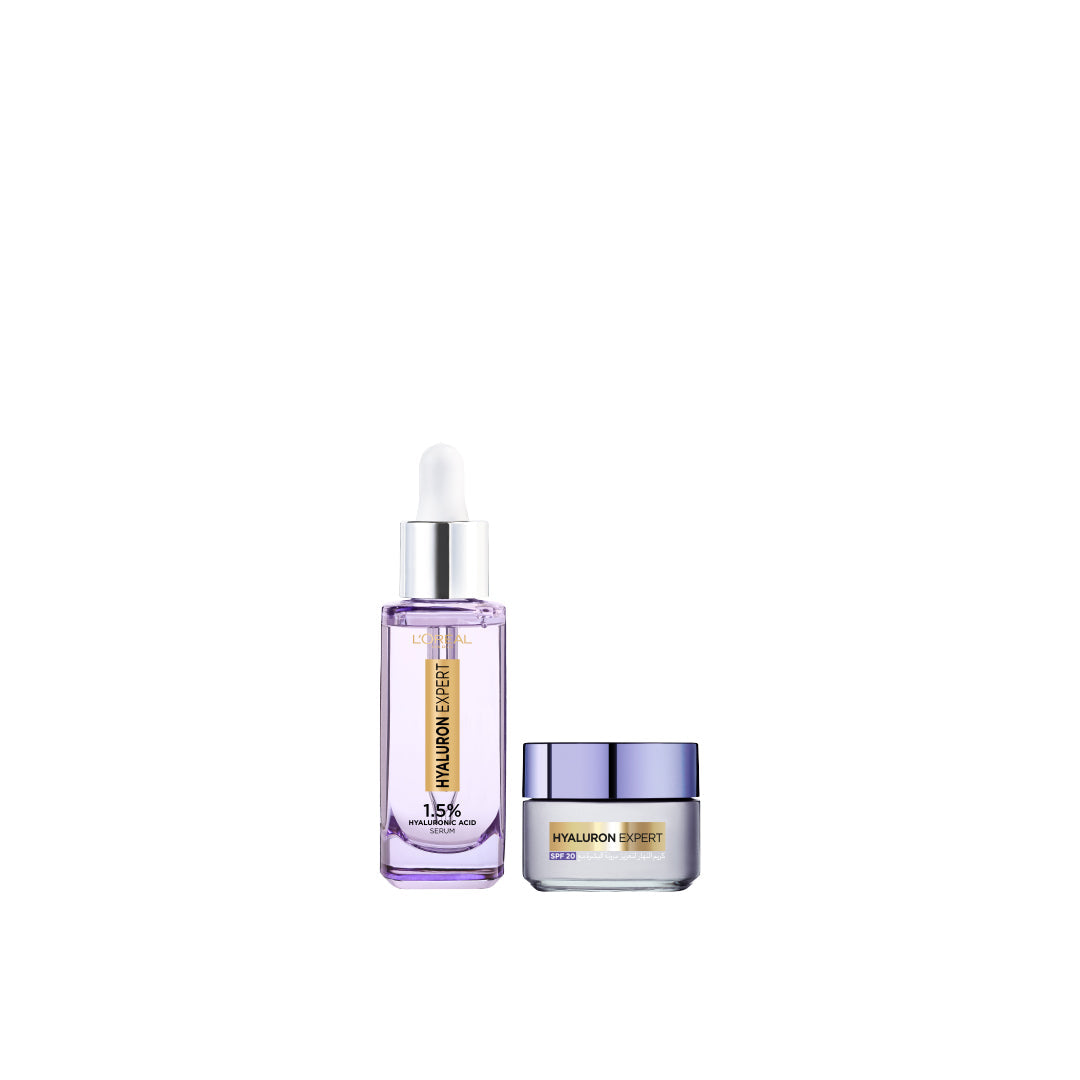 L'Oreal Paris Hyaluron Expert Day Cream And Serum Bundle At 20% Off - Medaid International