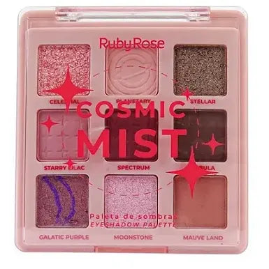 Ruby Rose Cosmic Mist Eyeshadow Palette Pink