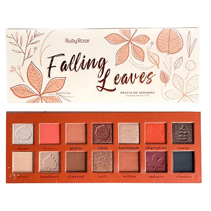 Ruby Rose Falling Leaves Eyeshadow Palette 14 Shades HB F539