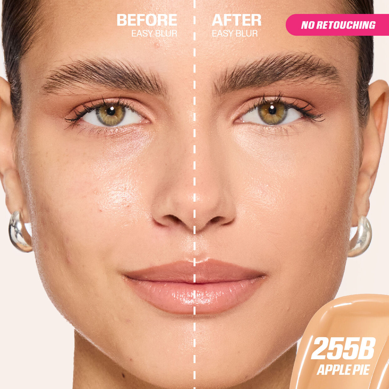 HUDABEAUTY EASY BLUR FOUNDATION MINI-APPLE PIE 255B-