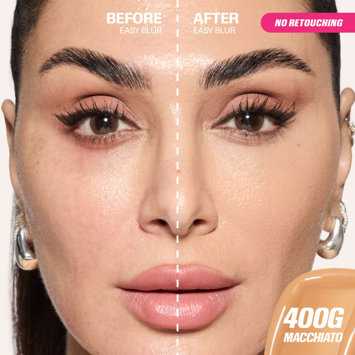 Huda Beauty Mini Easy Blur Natural Airbrush Foundation with Niacinamide 10ml - Medaid International