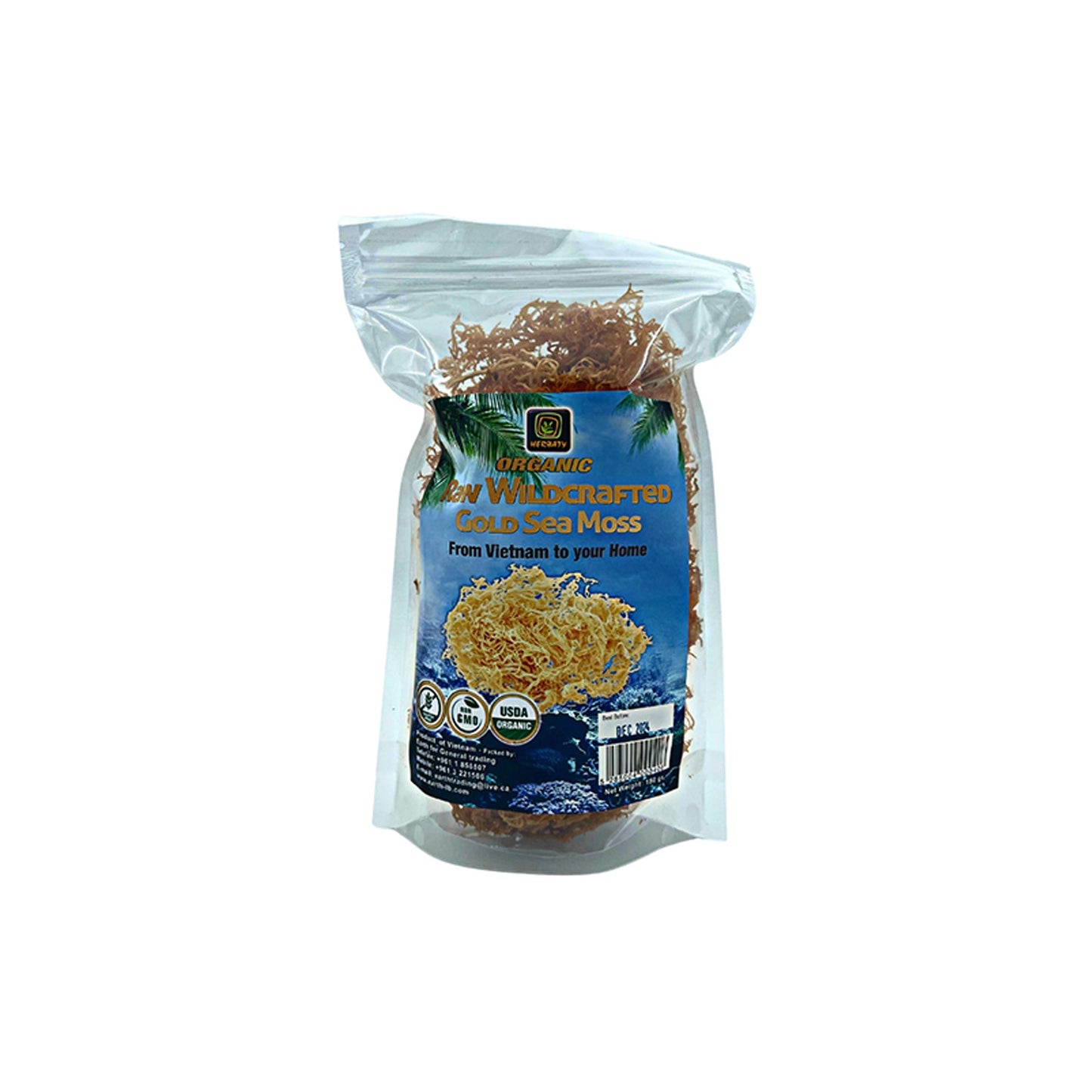 HERBATY ORGANIC RAW WILDCRAFTED GOLD SEA MOSS - Medaid International