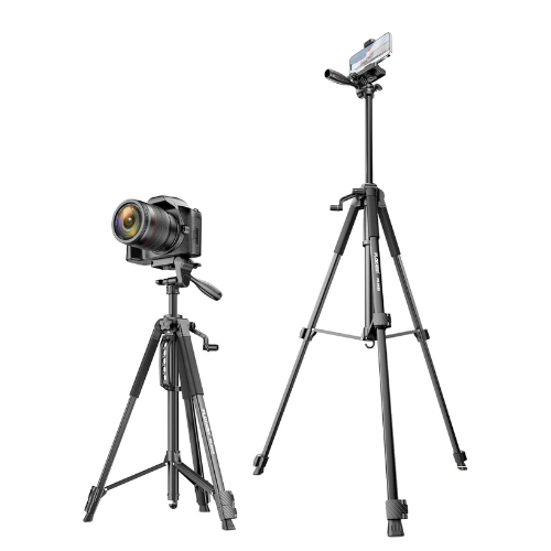 PLOKAMA Professional Tripod 150cm – 360° Rotation with Bluetooth Remote PK-9930