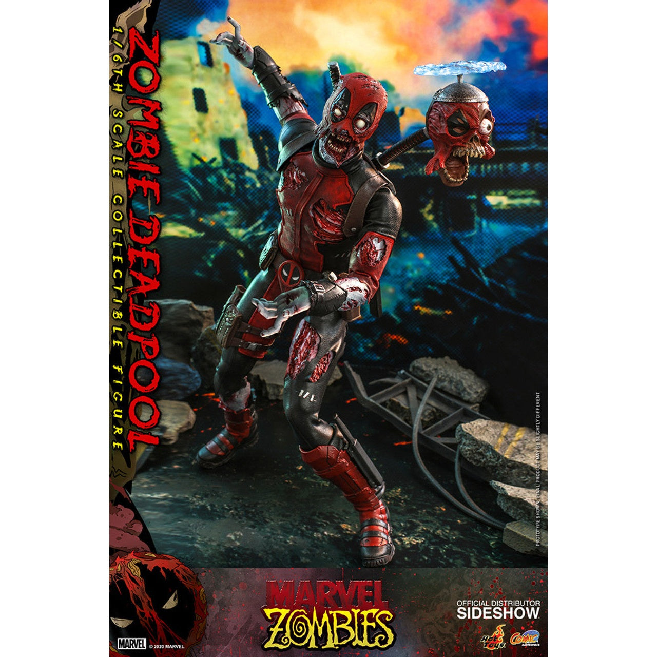 Marvel ZOMBIE DADPOOL 1/6 Scale Action Figure By Hot Toys - Medaid International