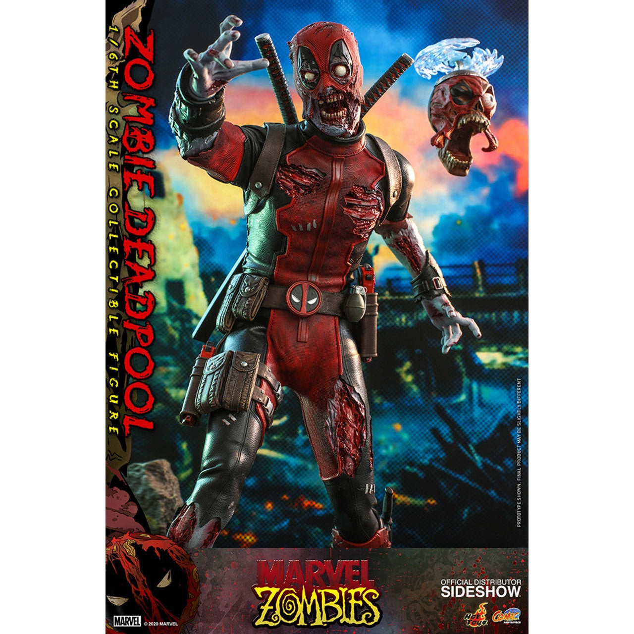 Marvel ZOMBIE DADPOOL 1/6 Scale Action Figure By Hot Toys - Medaid International