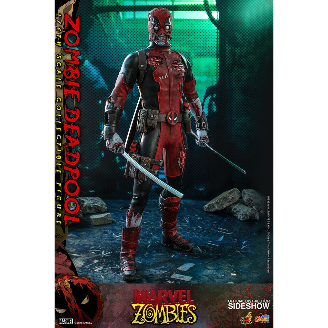Marvel ZOMBIE DADPOOL 1/6 Scale Action Figure By Hot Toys - Medaid International