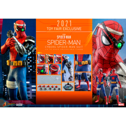 Marvel SPIDER MAN CYBORG SUIT 1/6 Scale Action Figure By Hot Toys - Medaid International