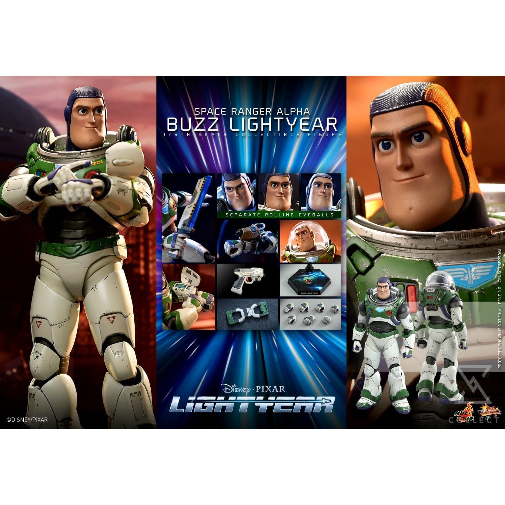 Toys Story BUZZ LIGHTYEAR 1/6 SCALE Action Figure By Hot Toys - Medaid International