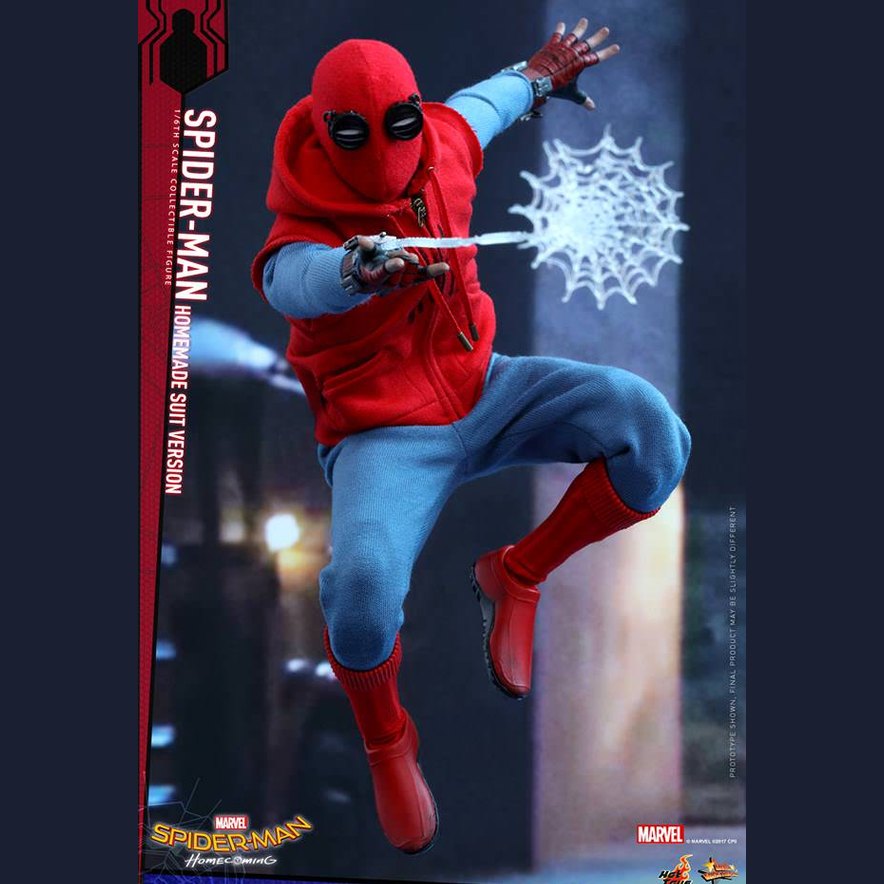 Spider-Man : Homecoming – Homemade Suit Action Figure By Hot Toys - Medaid International