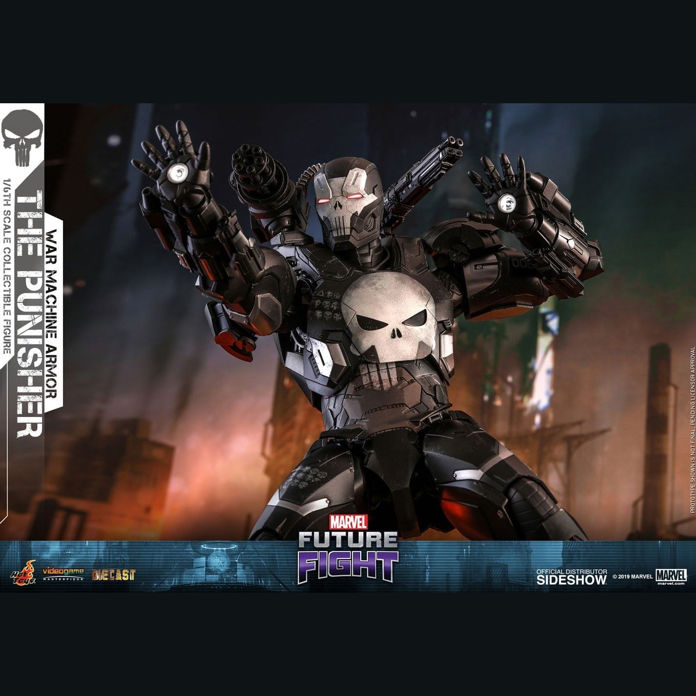 The Punisher War Machine Armor Action Figure By Hot Toys - Medaid International