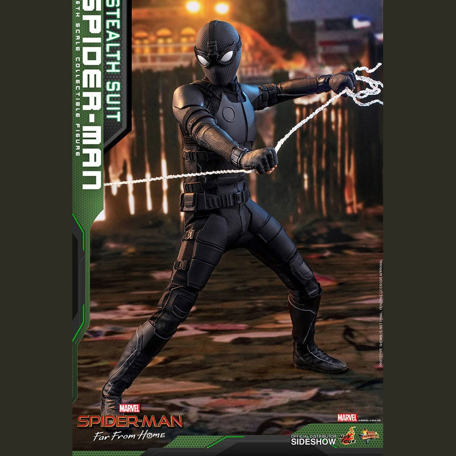 Spider-Man (Stealth Suit) Action Figure By Hot Toys - Medaid International
