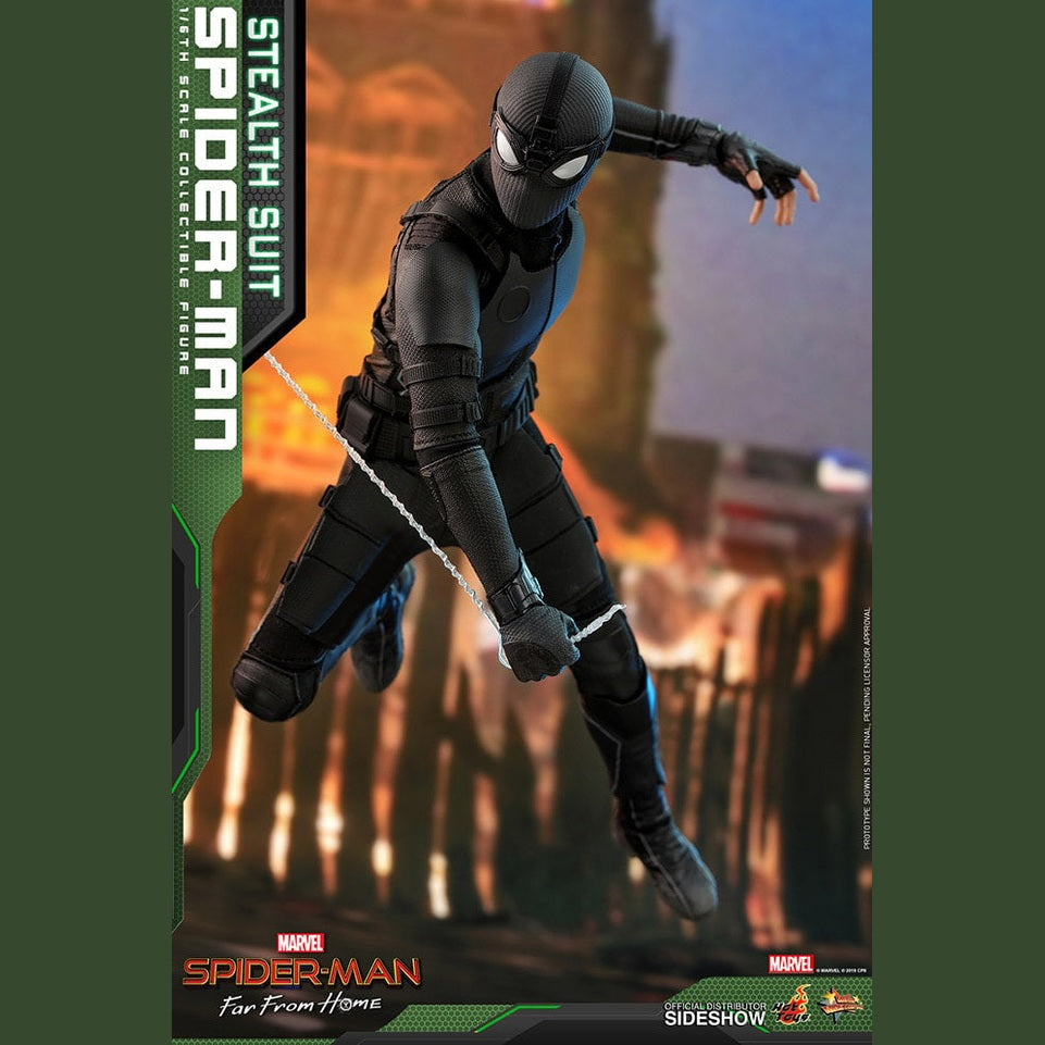 Spider-Man (Stealth Suit) Action Figure By Hot Toys - Medaid International