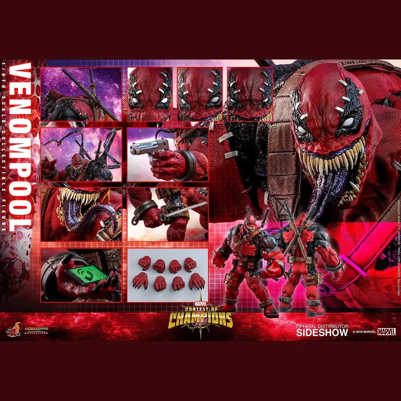 Marvel Venompool 1/6 Scale Action By Hot Toys - Medaid International