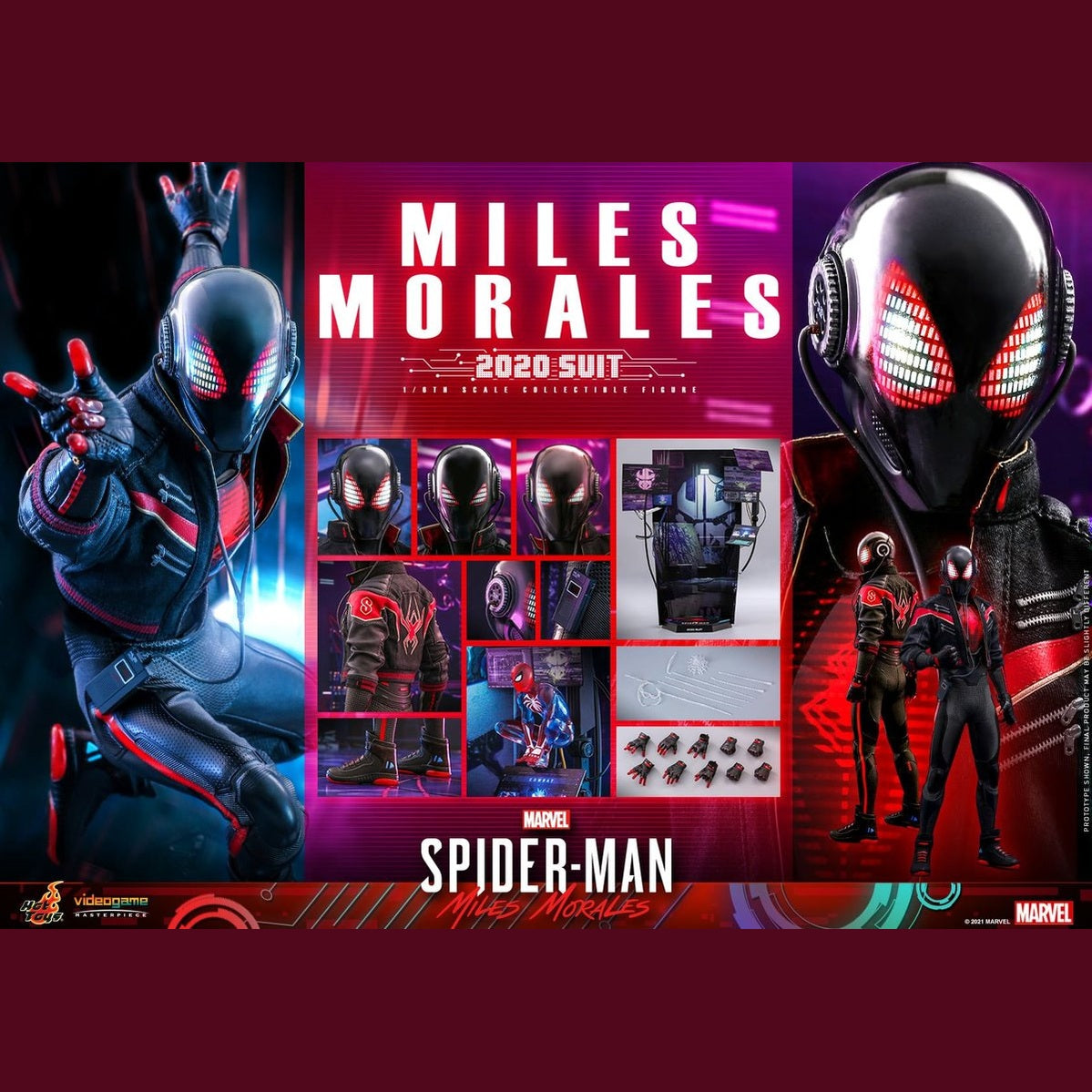 Spiderman Miles Morales Action Figure By Hot Toys - Medaid International