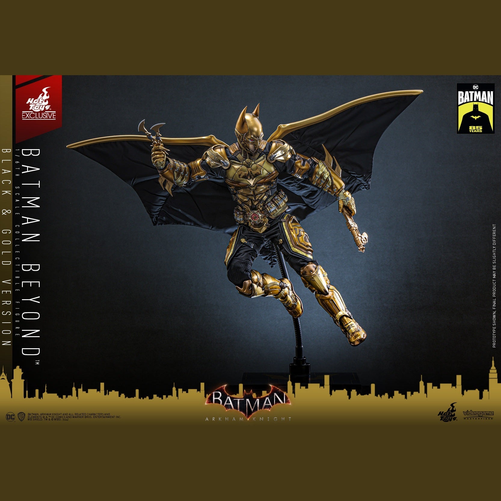 Hot Toys Batman Beyond Black & Gold Ver. - Medaid International