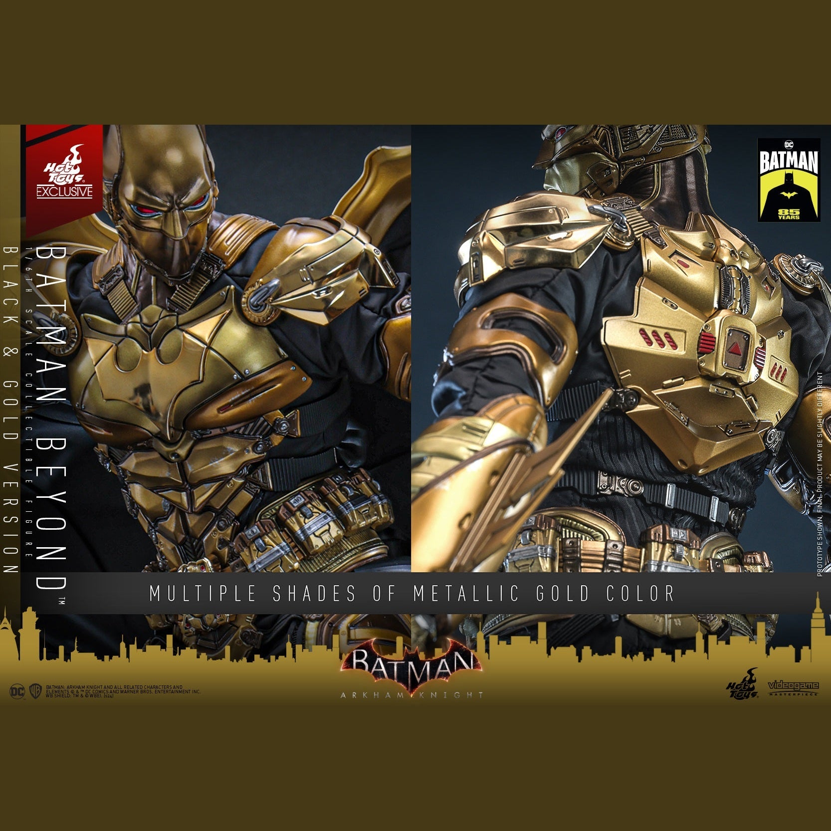 Hot Toys Batman Beyond Black & Gold Ver. - Medaid International