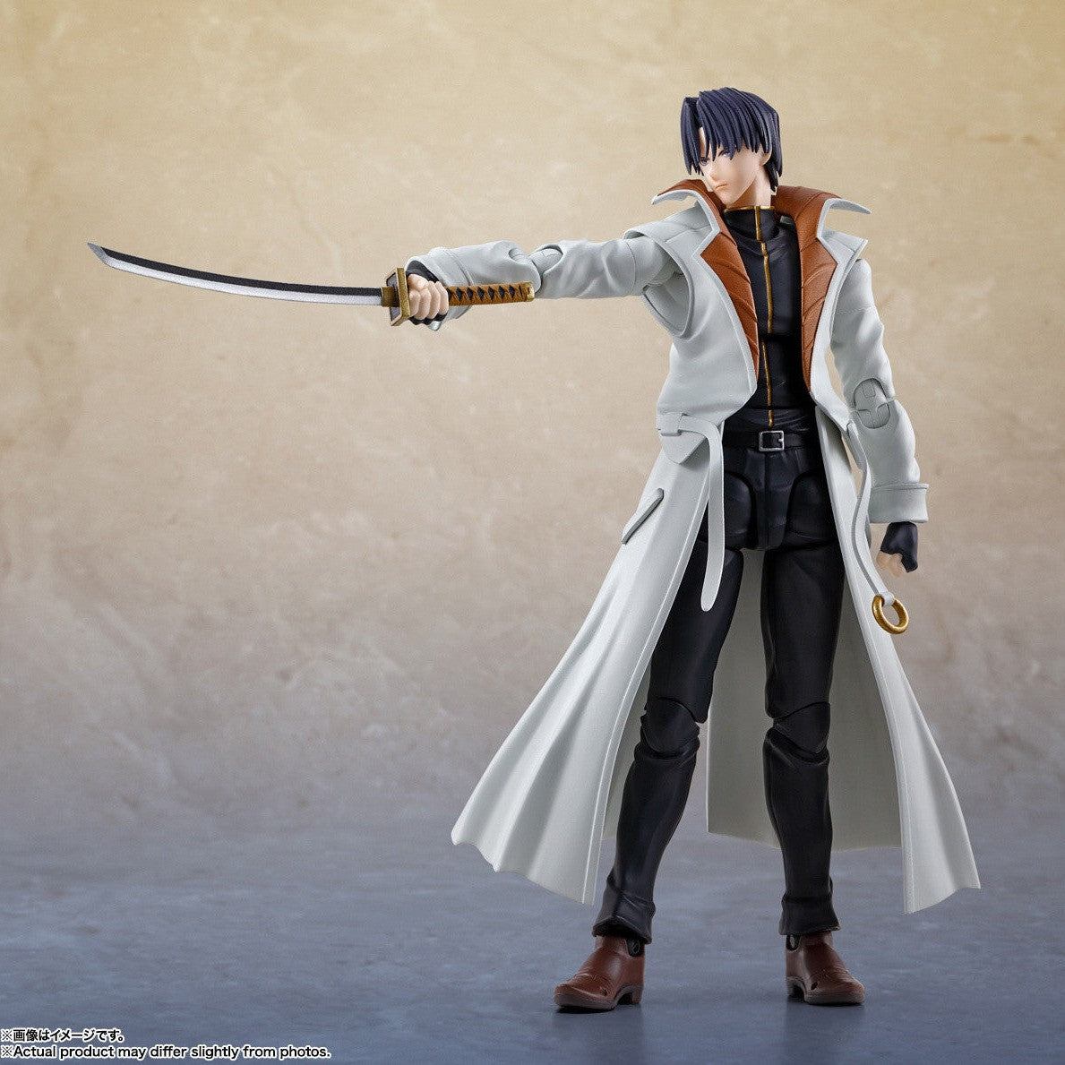 Aoshi Shinomori SH Figuarts Action Figure By Bandai Tamashii - Medaid International
