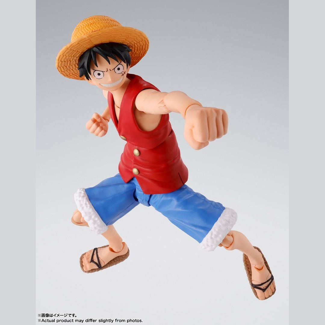 One Piece Monkey D. Luffy Romance Dawn S.H.Figuarts Action Figure by Bandai Tamashii - Medaid International