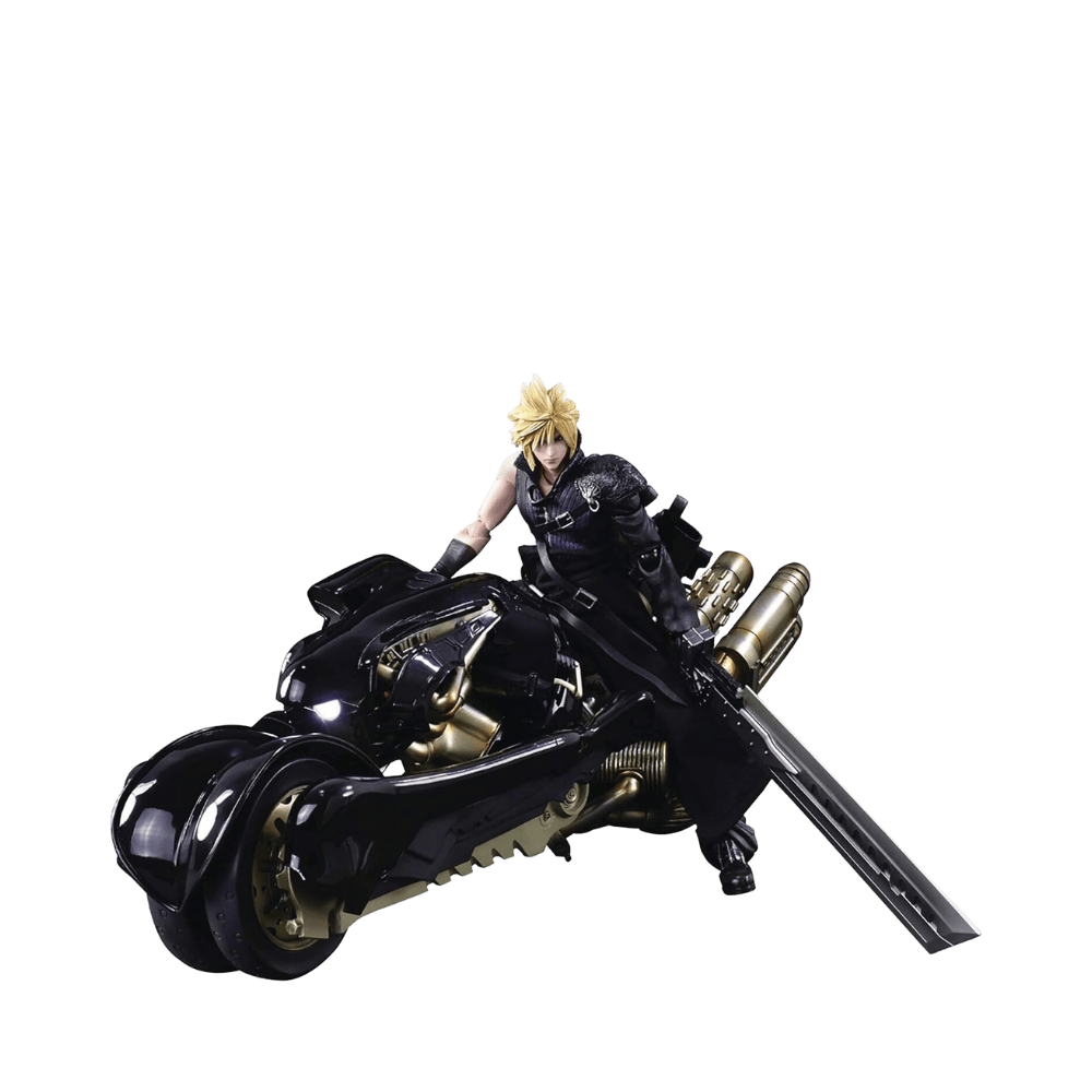 Square Enix Final Fantasy VII: Advent Children: Cloud Strife & Fenrir Play Arts Kai Action Figure - Medaid International