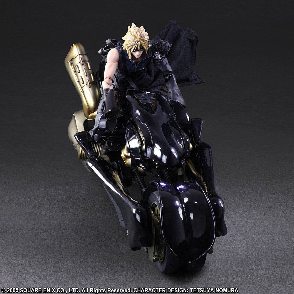 Square Enix Final Fantasy VII: Advent Children: Cloud Strife & Fenrir Play Arts Kai Action Figure - Medaid International