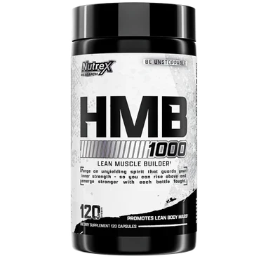 Nutrex Research HMB 1000 – 120 Capsules | Muscle Support, Strength & Recovery