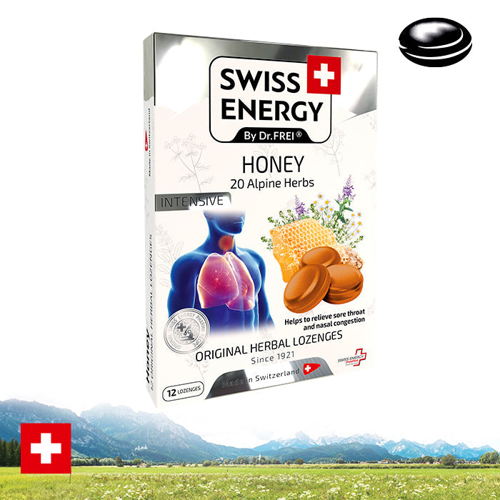 Swiss Energy Lozenges Honey 20 Herbs 12s