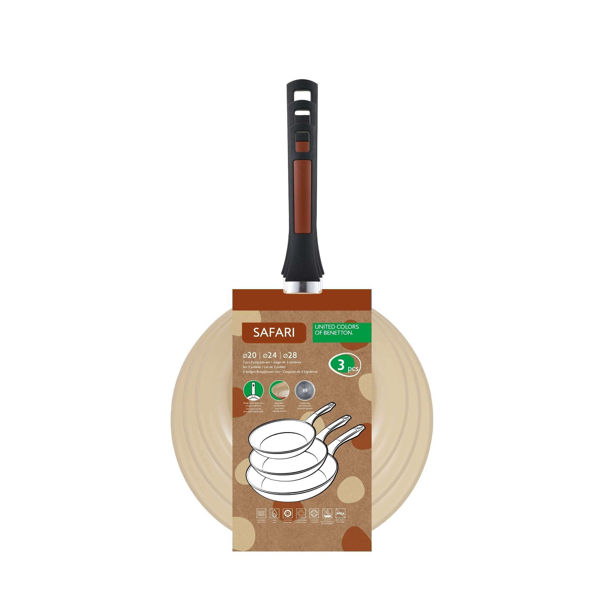 Set of 3 Frying Pans - Medaid International