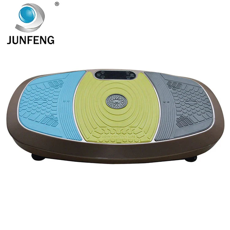 3D Ultrathin Crazy Fit Slim Vibration Plate Exercise Machine Whole Body Massage ABS Metal Vertical Home Use Electromagnetic