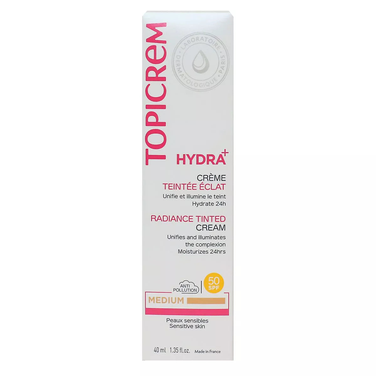 HYDRA+ Tinted Radiance Cream SPF50 40 ml - Colour: Medium