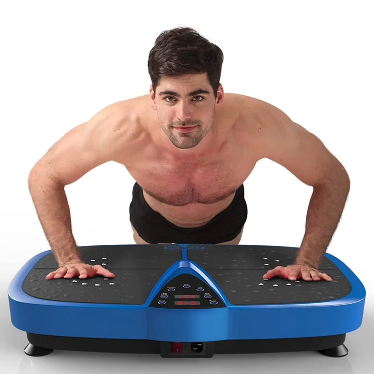 New Home Fitness Equipment Crazy Fit Massage Vibration Exercise Plate Machine 200KG