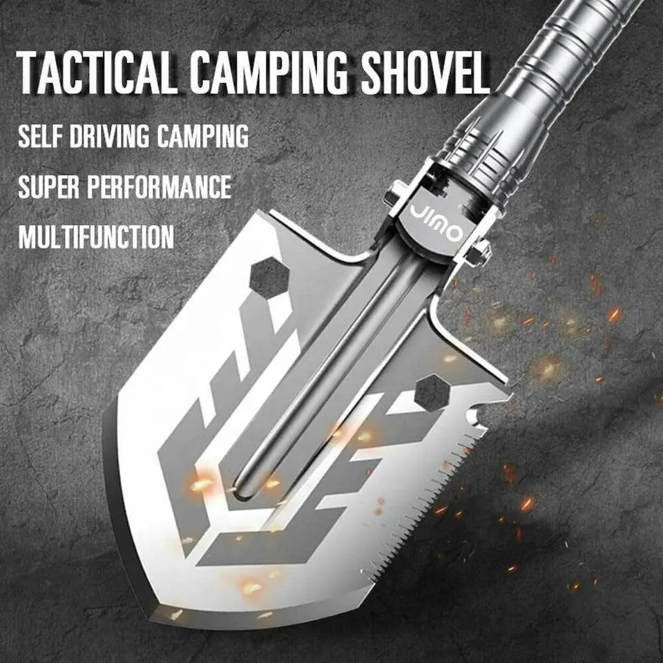 12-in-1 Foldable Camping Shovel