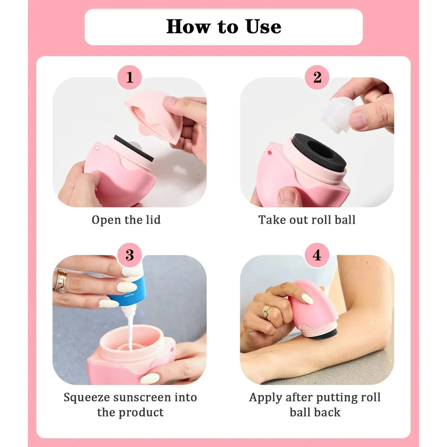 Leakproof Sunscreen Applicator - Medaid International