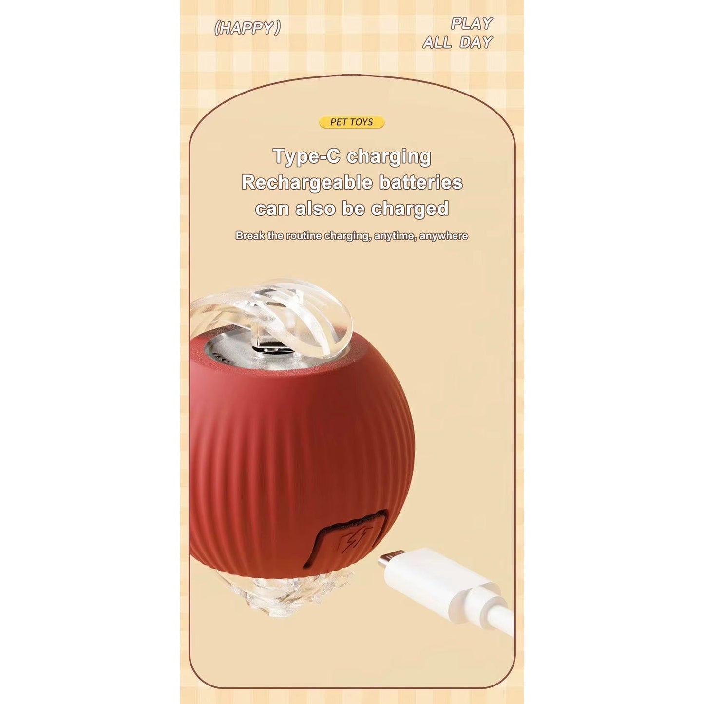Pet Smart Ball Chasing Toy