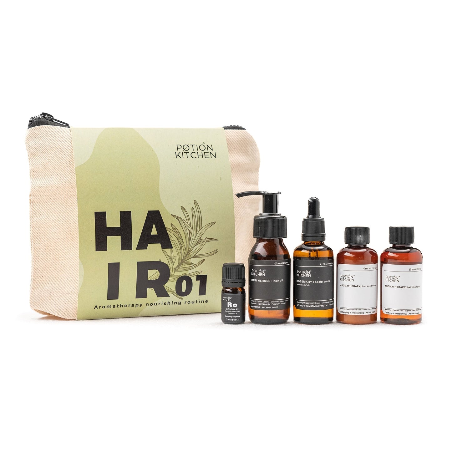 HAIR 01 - AROMATEHRAPY NOURISHING ROUTINE - Medaid