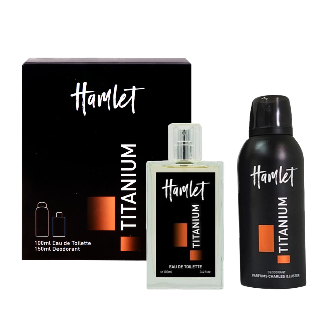 Hamlet Titanium Eau De Toilette Pour Homme Gift Set - Medaid International