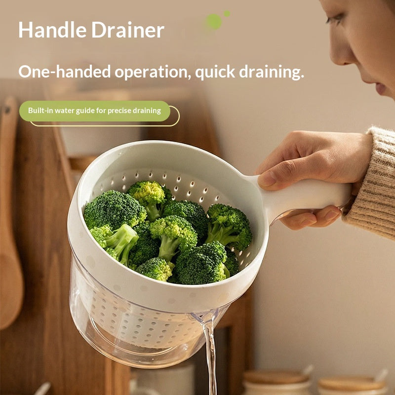 Double Layer Fruit Washing Basket