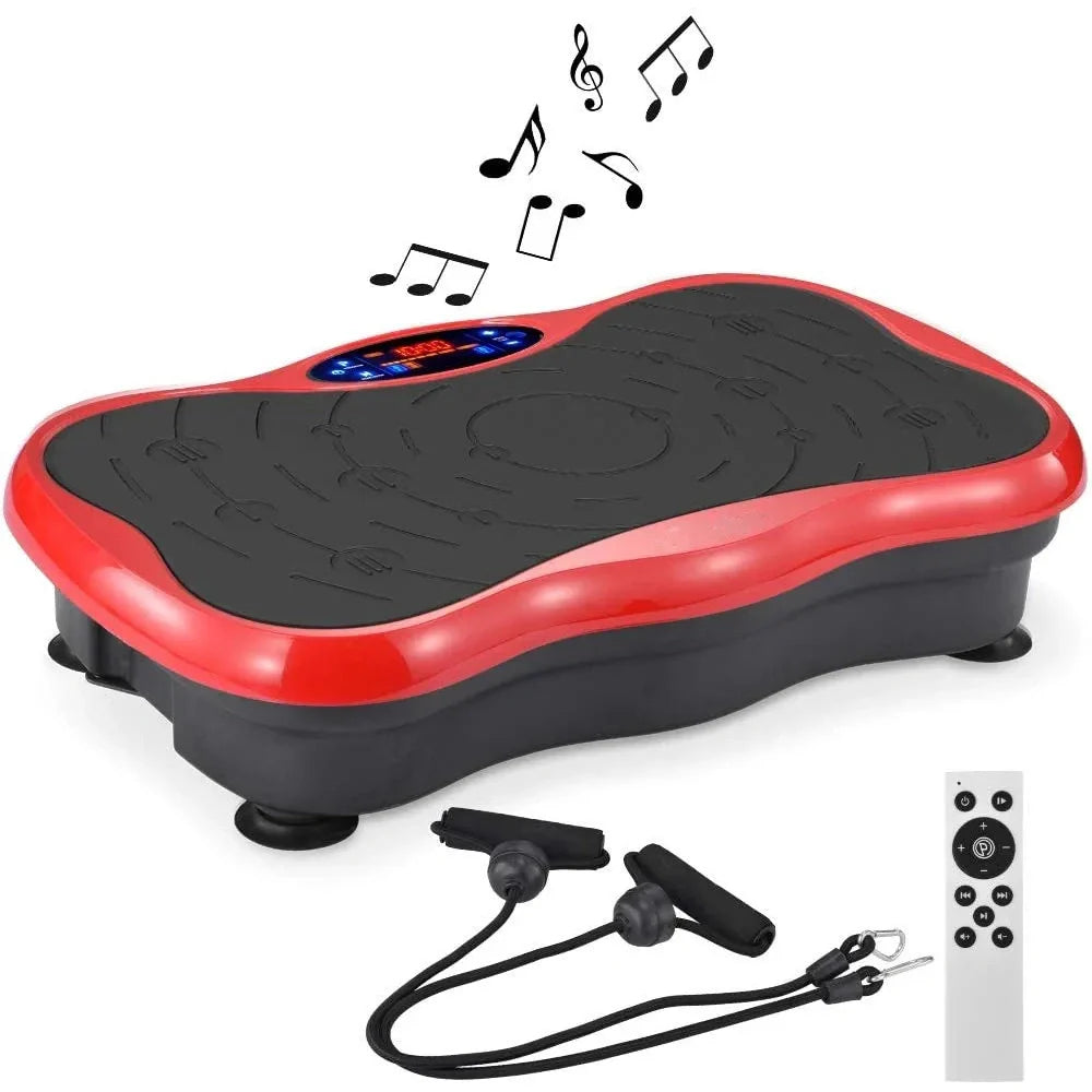Full Body Workout Vibration Plate Exercise Machine 99 Adjustable Speeds Power Shaping Waver Crazy Fit Massage Plate for Vertical