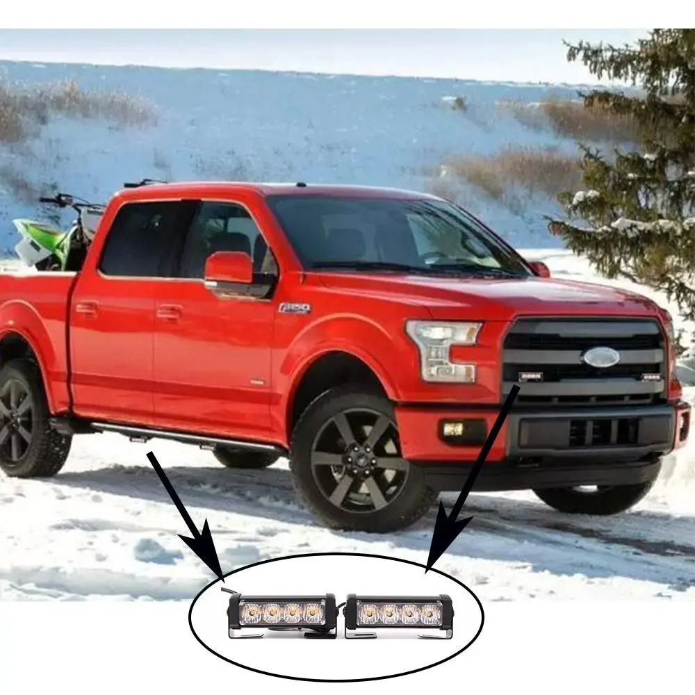 Police Led Warning Strobe Lights Light bar for Trucks Cars Waterproof - Medaid International
